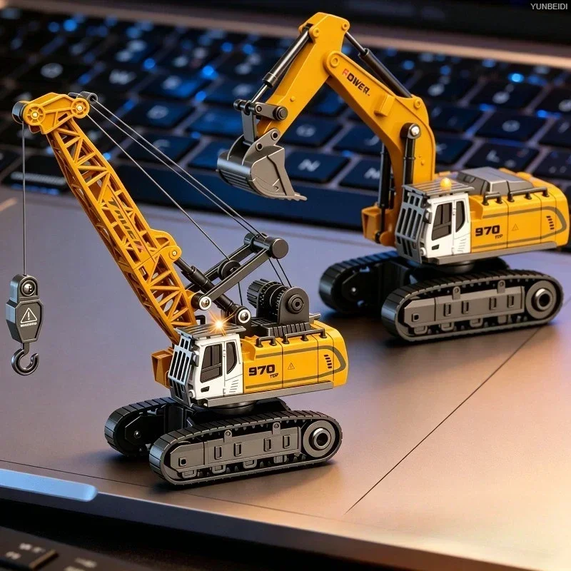 Rc Excavator Hobby - Mini Carro de Liga Metálica RC