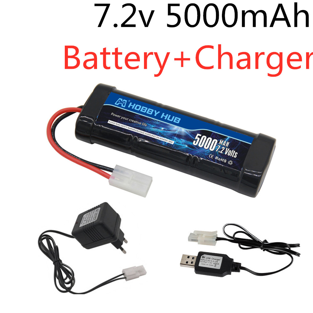 Rc Hobby Grade Car - Pacote de bateria ni-mh 7.2v 5000mah