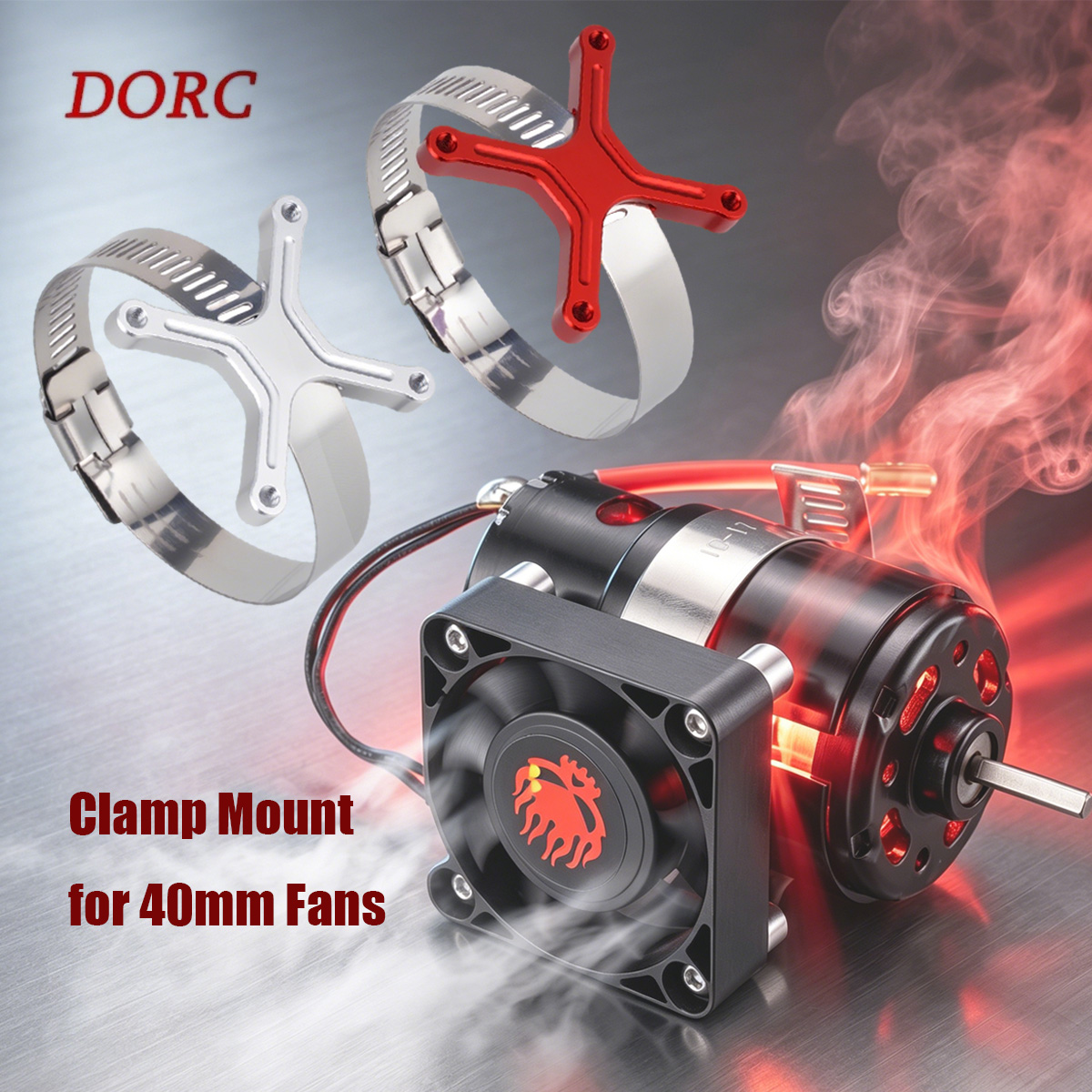 Rc Hobby Grade - Suporte Universal Ajustável para Ventilador 30-49mm