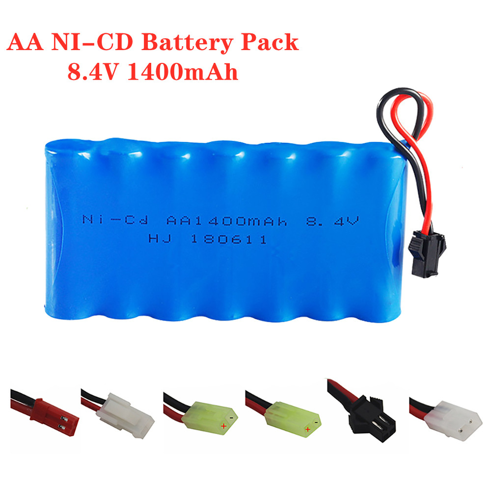 Rc Hobby Parts - 8.4v 1400mah ni-cd bateria recarregável para