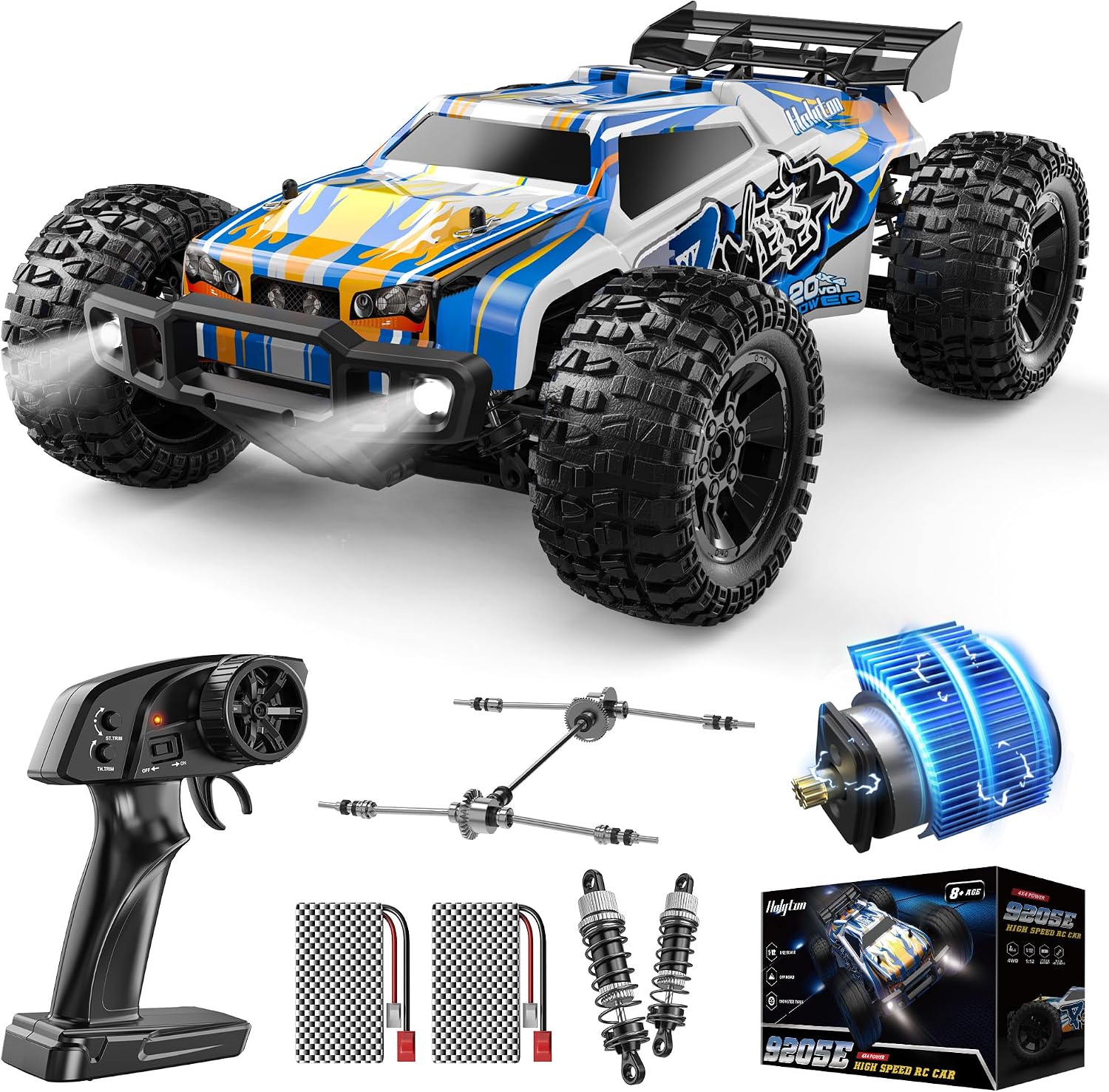 Rc Hobby Monster Truck - Carro de Controle Remoto Grande 1:10