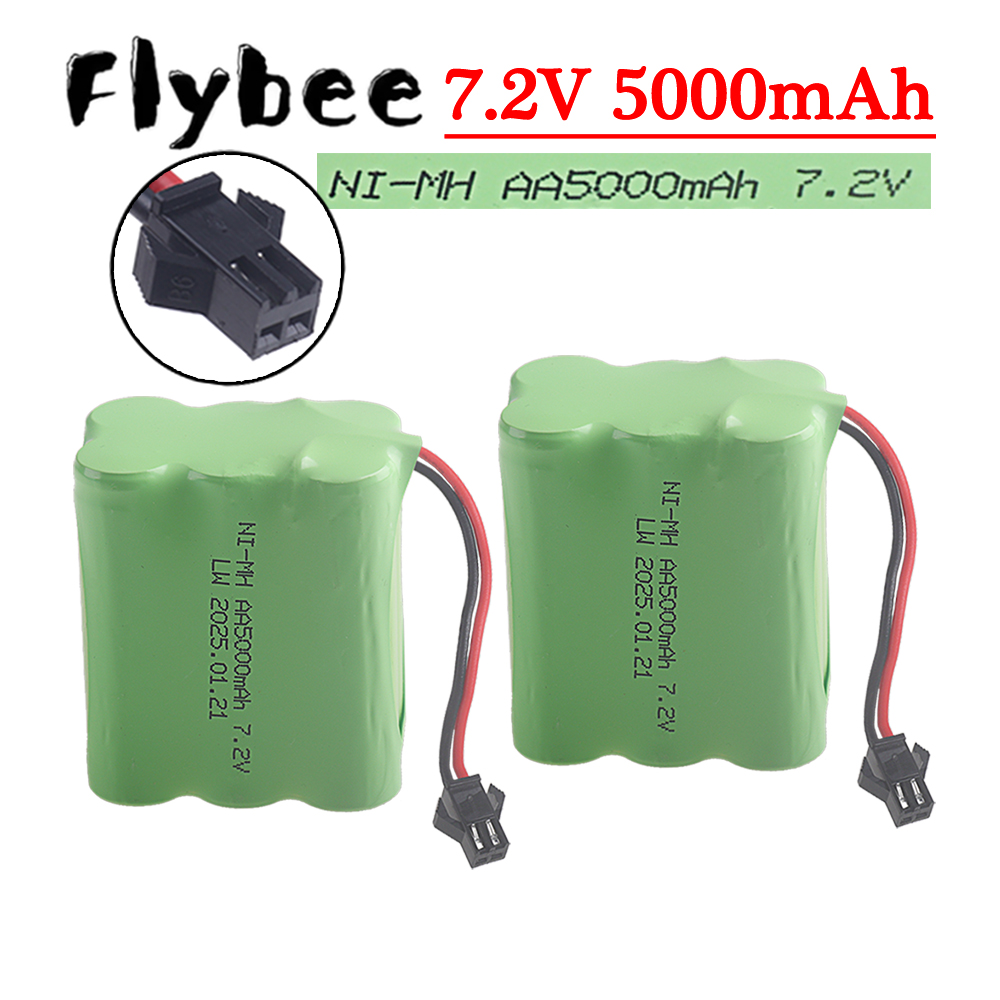 Rc Hobby Parts - (Plugue SM-2P) 7.2v 5000mah bateria nimh