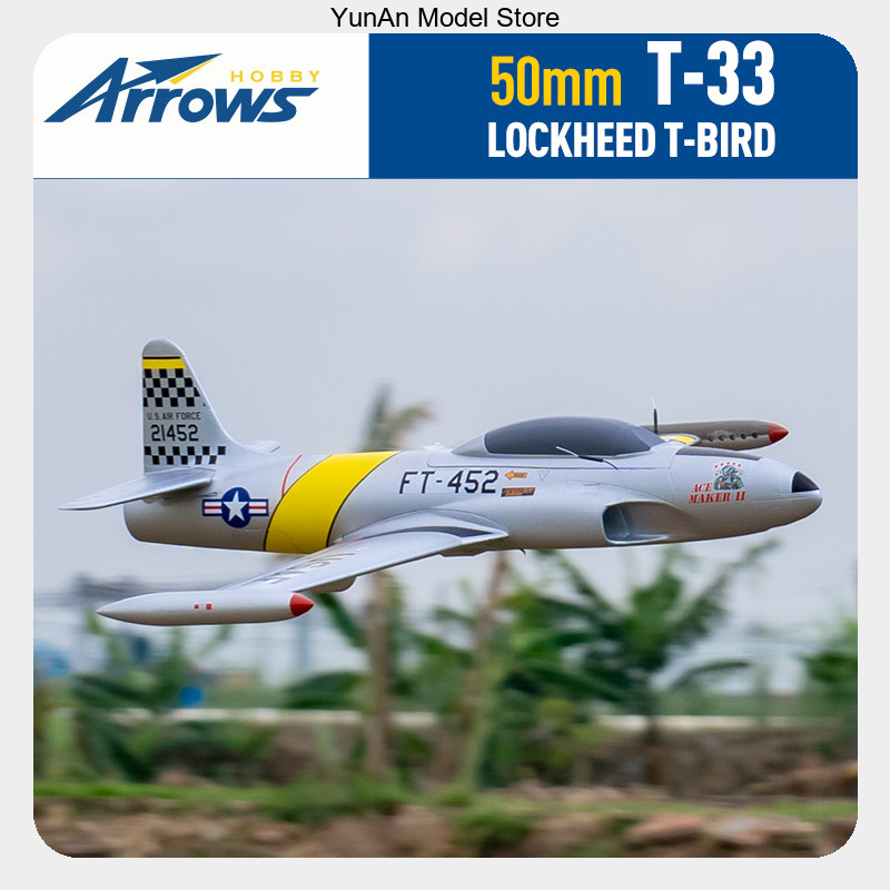 Avião RC a jato T-33 T33 50mm  - Rc Hobby Park avaliação e preço