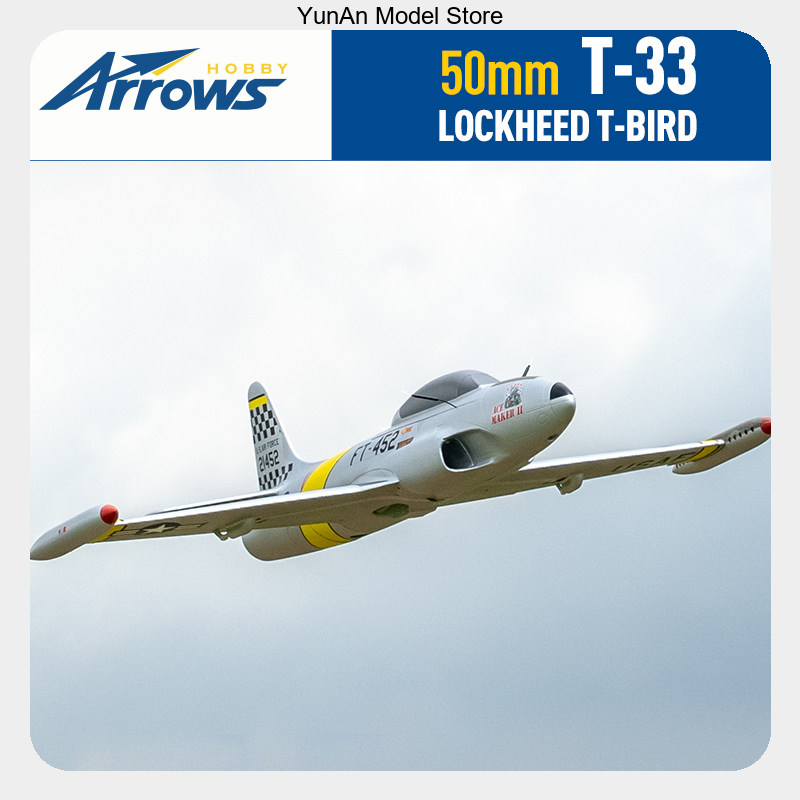 Avião RC a jato T-33 T33 50mm  - Rc Hobby Park avaliação e preço