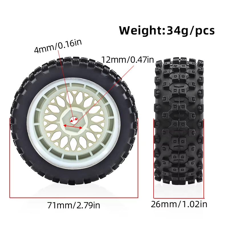 Pneus de Borracha Off-Road par - Rc Tire Foam Insert avaliação e preço