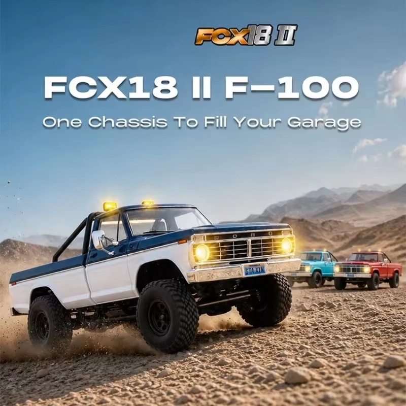 FMS 1:18 FCX18 II F‑100 Brushe - Rc Hobby Grade Car avaliação e preço