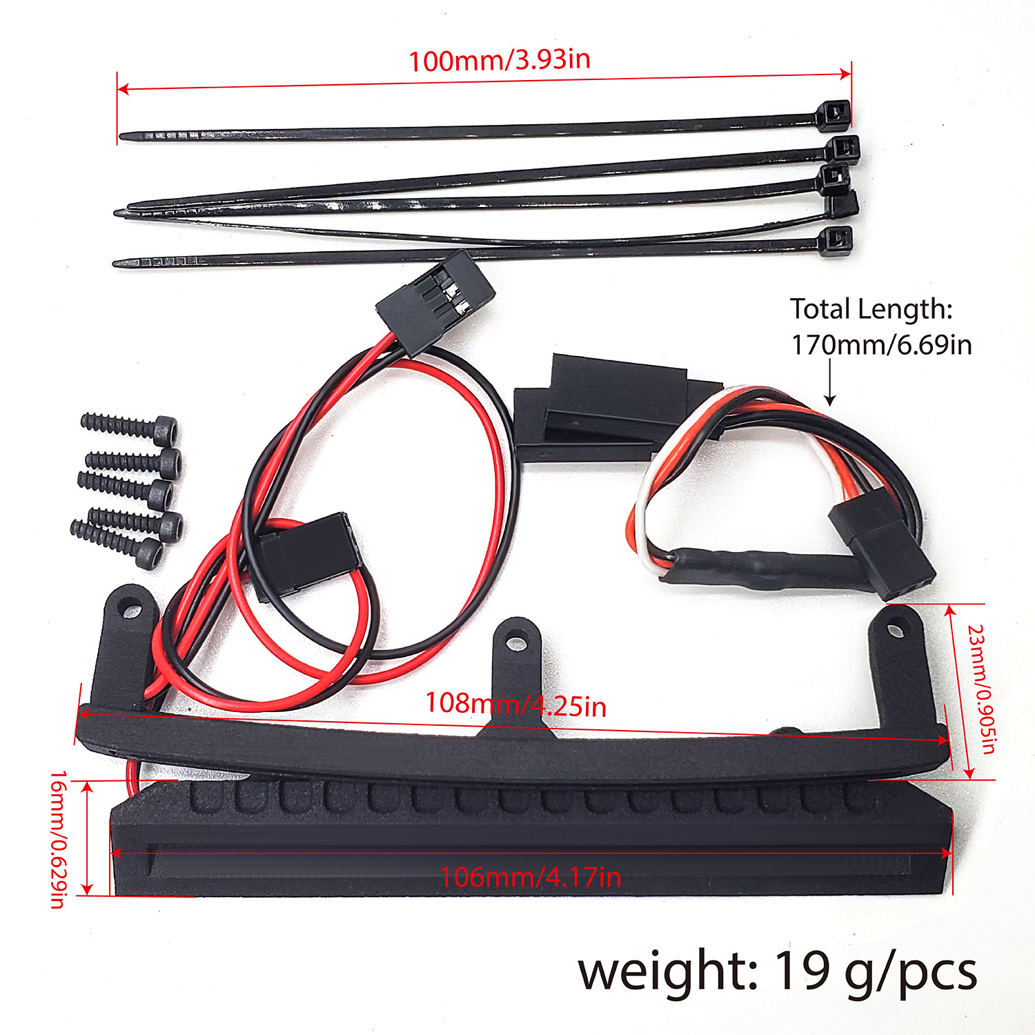 Kit de lâmpadas rc para traxxa - Led Light Kit Rc avaliação e preço