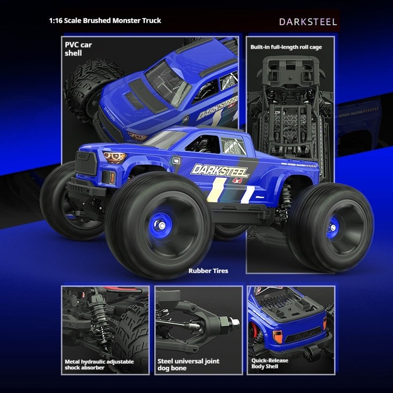 Carro RC UDIRC UD1610PRO 1/16  - Rc Hobby Monster Truck avaliação e preço