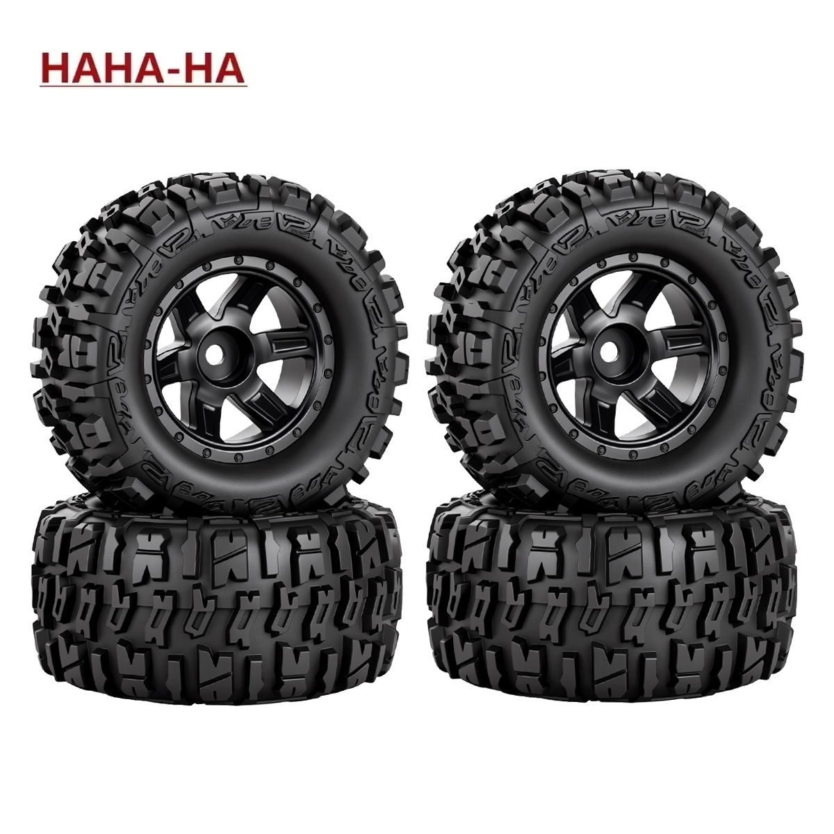 4 Peças de Pneus de Borracha d - Rc Truck Monster avaliação e preço