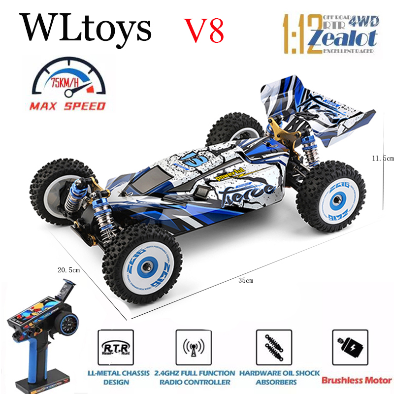 WLtoys 124017 124007   75 km/h - Rc Hobby Grade Car avaliação e preço