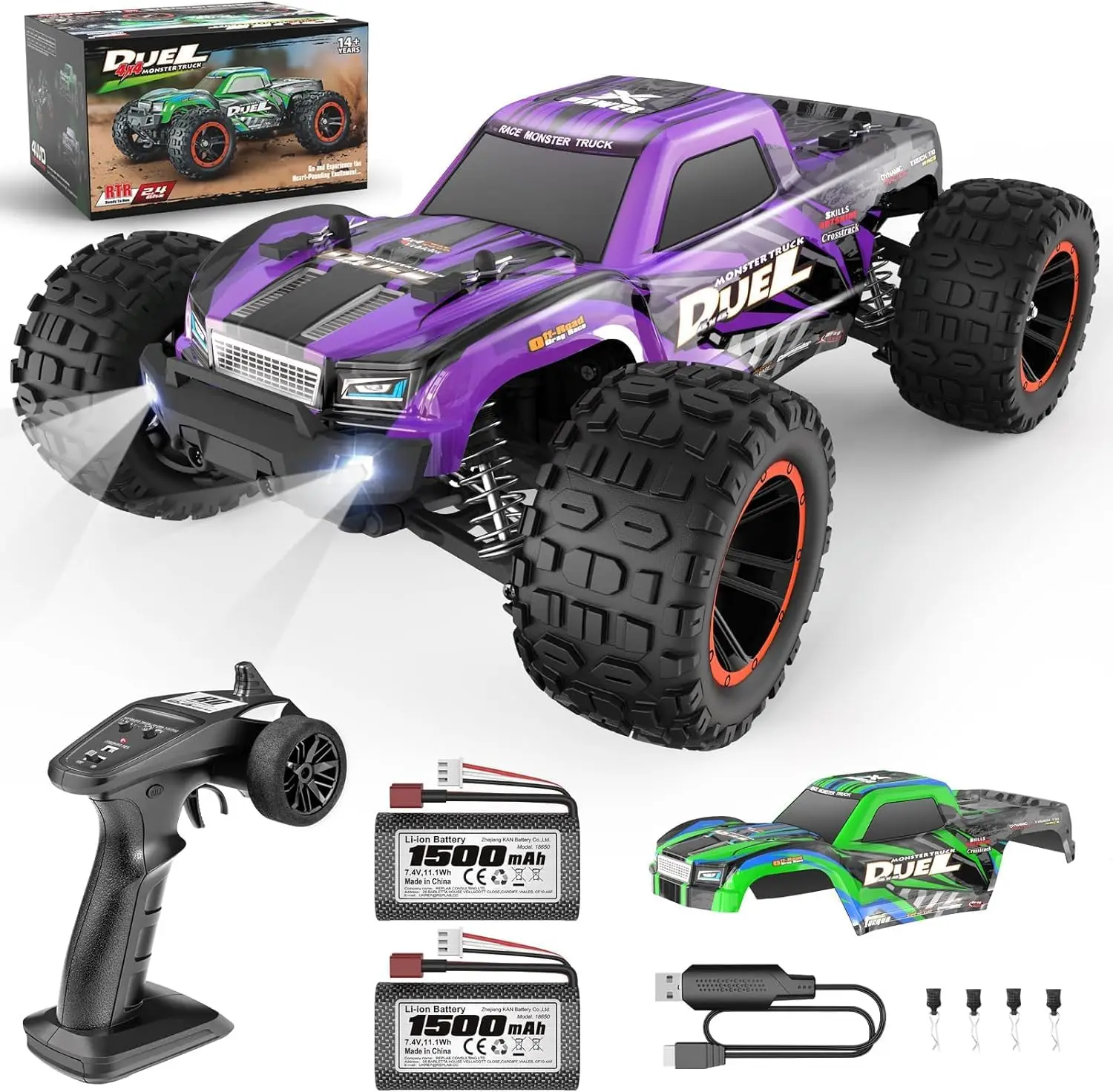 Caminhões RC 1:14, Carro de Co - Rc Hobby Monster Truck avaliação e preço