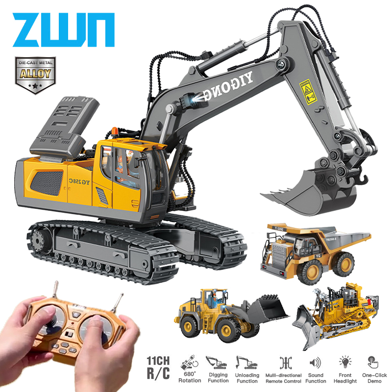 ZWN-Caminhão basculante escava - Rc Excavator Hobby avaliação e preço