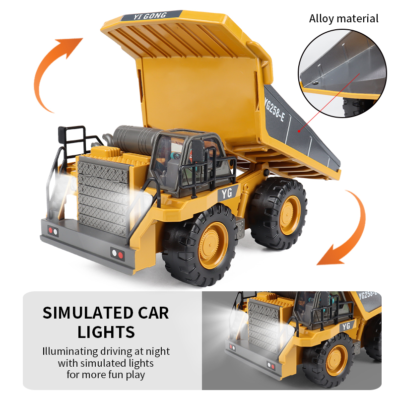 ZWN-Caminhão basculante escava - Rc Excavator Hobby avaliação e preço
