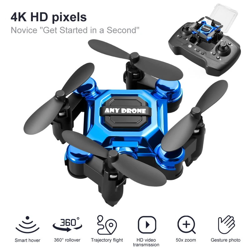 Câmera 4K HD RC Drone Dobrável - Top Rc Hobby Mini Xcub avaliação e preço