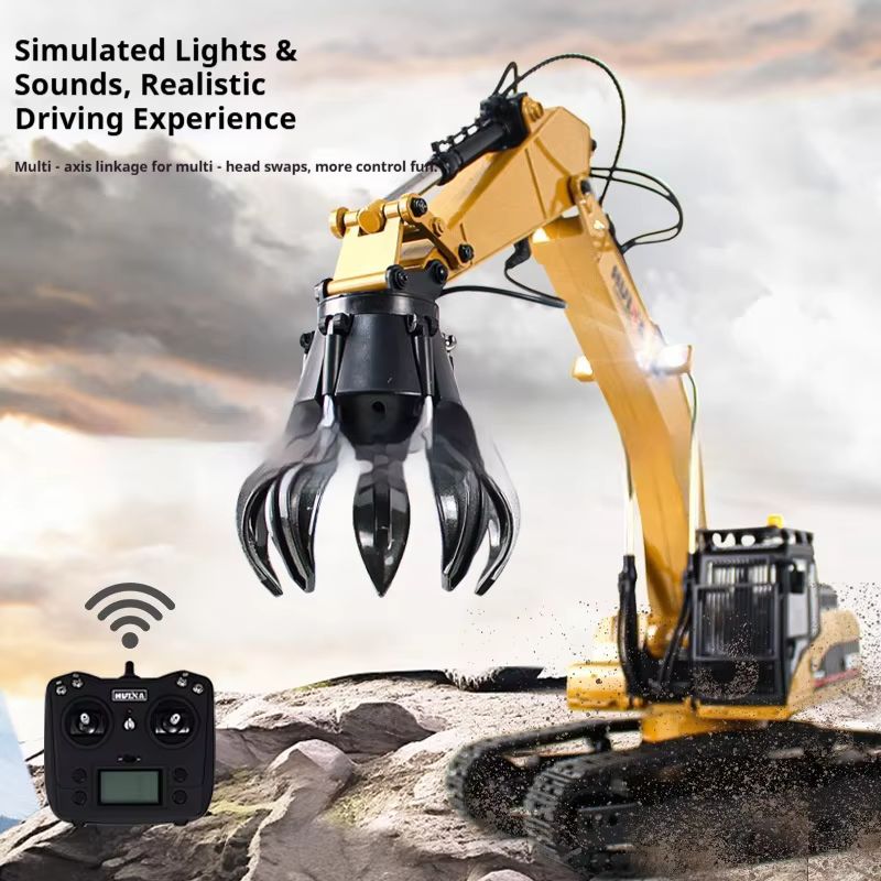 Escavadora RC de Metal Huina U - Rc Excavator Hobby avaliação e preço