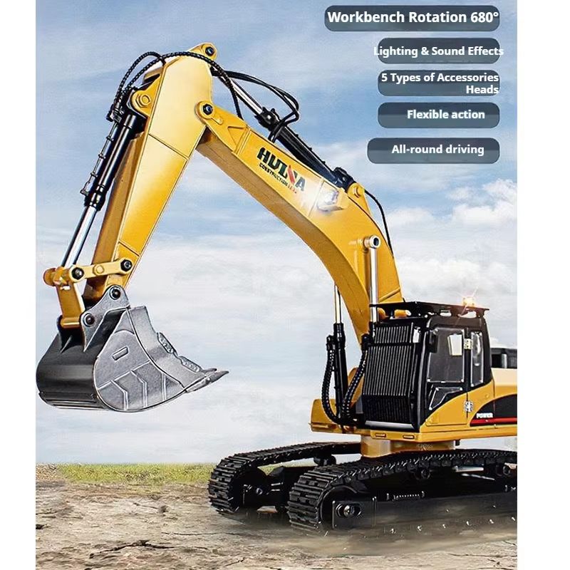 Escavadora RC de Metal Huina U - Rc Excavator Hobby avaliação e preço