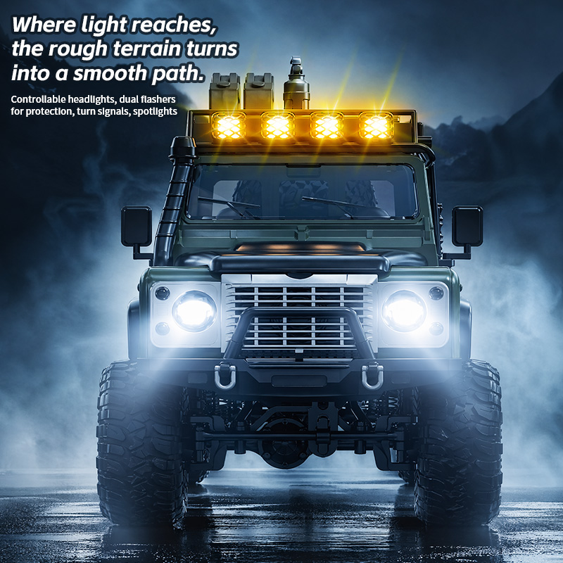 Carro de Escalada RC KF90 1:12 - Led Light Kit Rc avaliação e preço